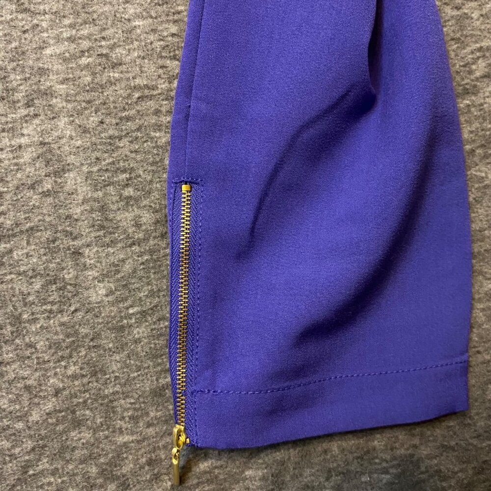 New Rachel Roy Violet Tapered Ankle Pants Womens Size 10 Zipper Ankles Stretch - Picture 2 of 6